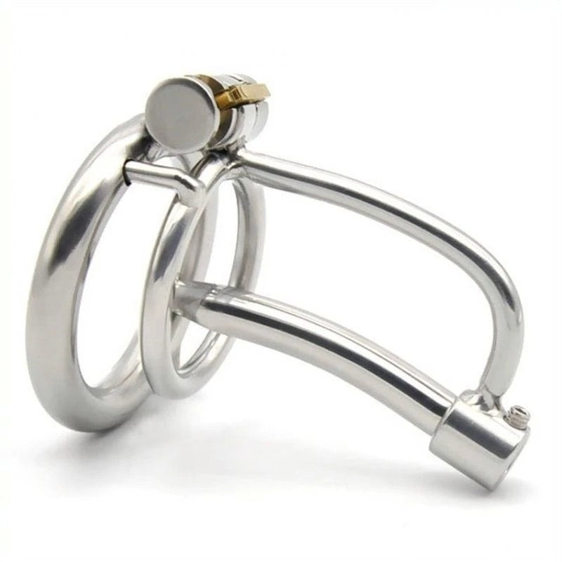 Metal Cum Thru Birdlock Cage Male Chastity