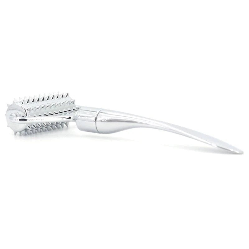 Indulge in Precise Stimulation - Zinc Alloy Microneedle Roller Electro Sex