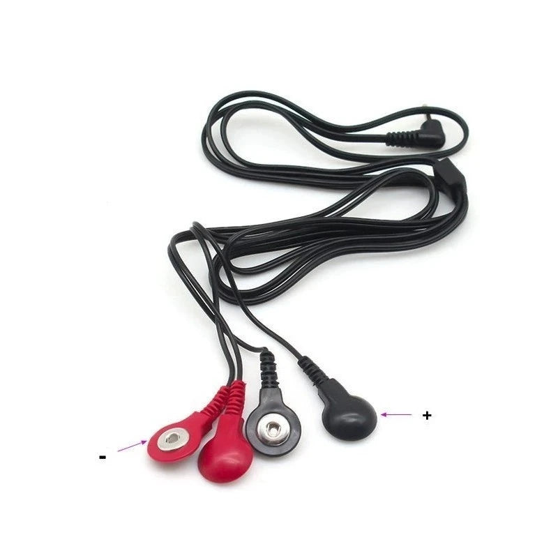 BDStyle Snap Electrode Lead Wires - Versatile, Durable, and Pleasurable Electro Sex