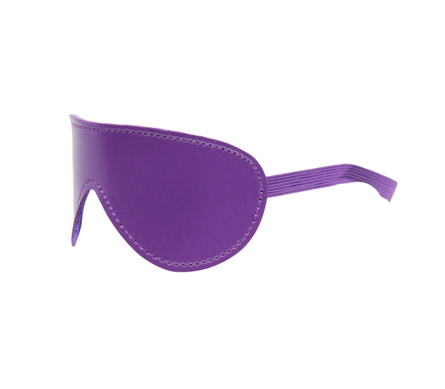 Berlin Baby Faux Leather Blindfold with Faux Fur Lining Masks And Blindfolds