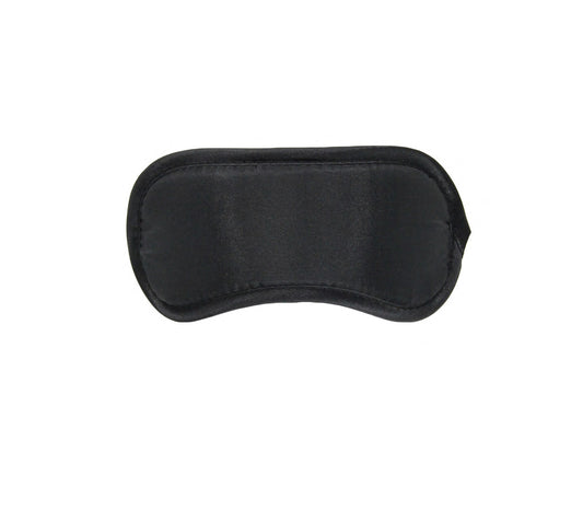 Berlin Baby Plain Black Satin BDSM Blindfold - Masks And Blindfolds