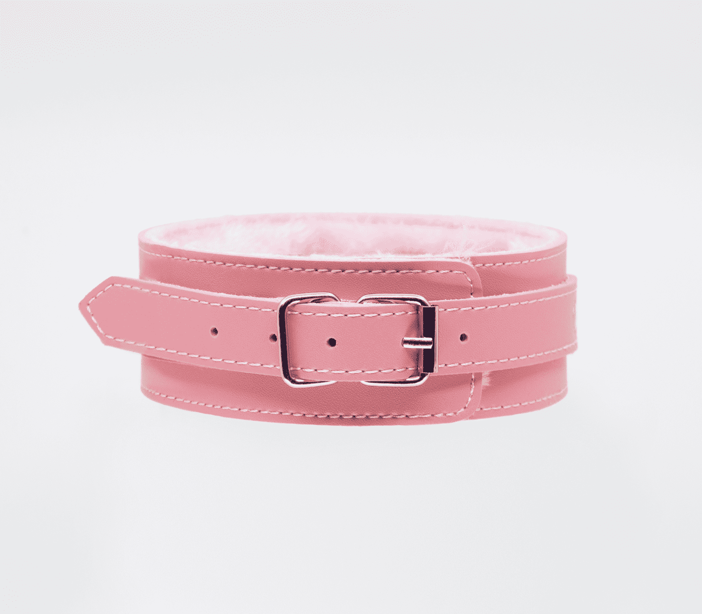 Berlin Baby Fur Lined PU Collar and Lead Set Collars and Leads