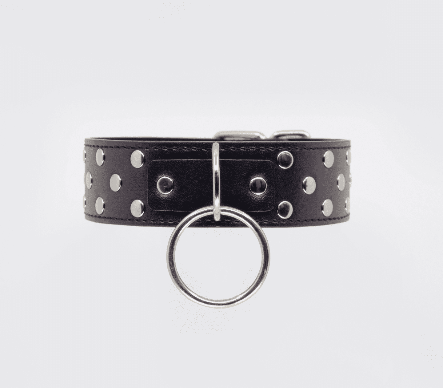 Berlin Baby Black Studded BDSM Play Collar Collars and Leads