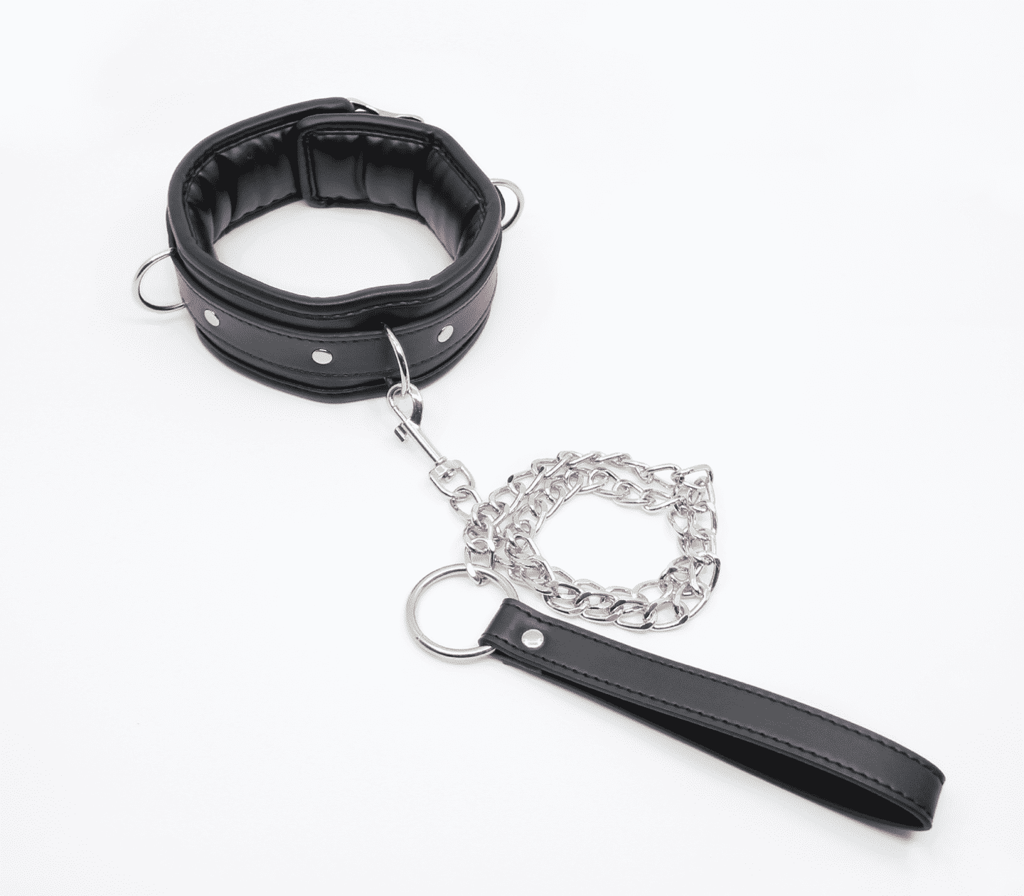 Berlin Baby Padded BDSM Collar With Lockable Buckle Collars and Leads