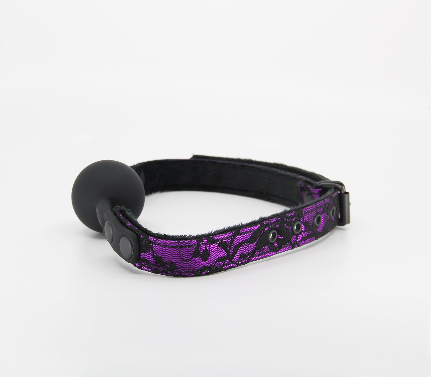 Berlin Baby Satin & Lace Silicone Ball Gag Bondage Gags and Bits