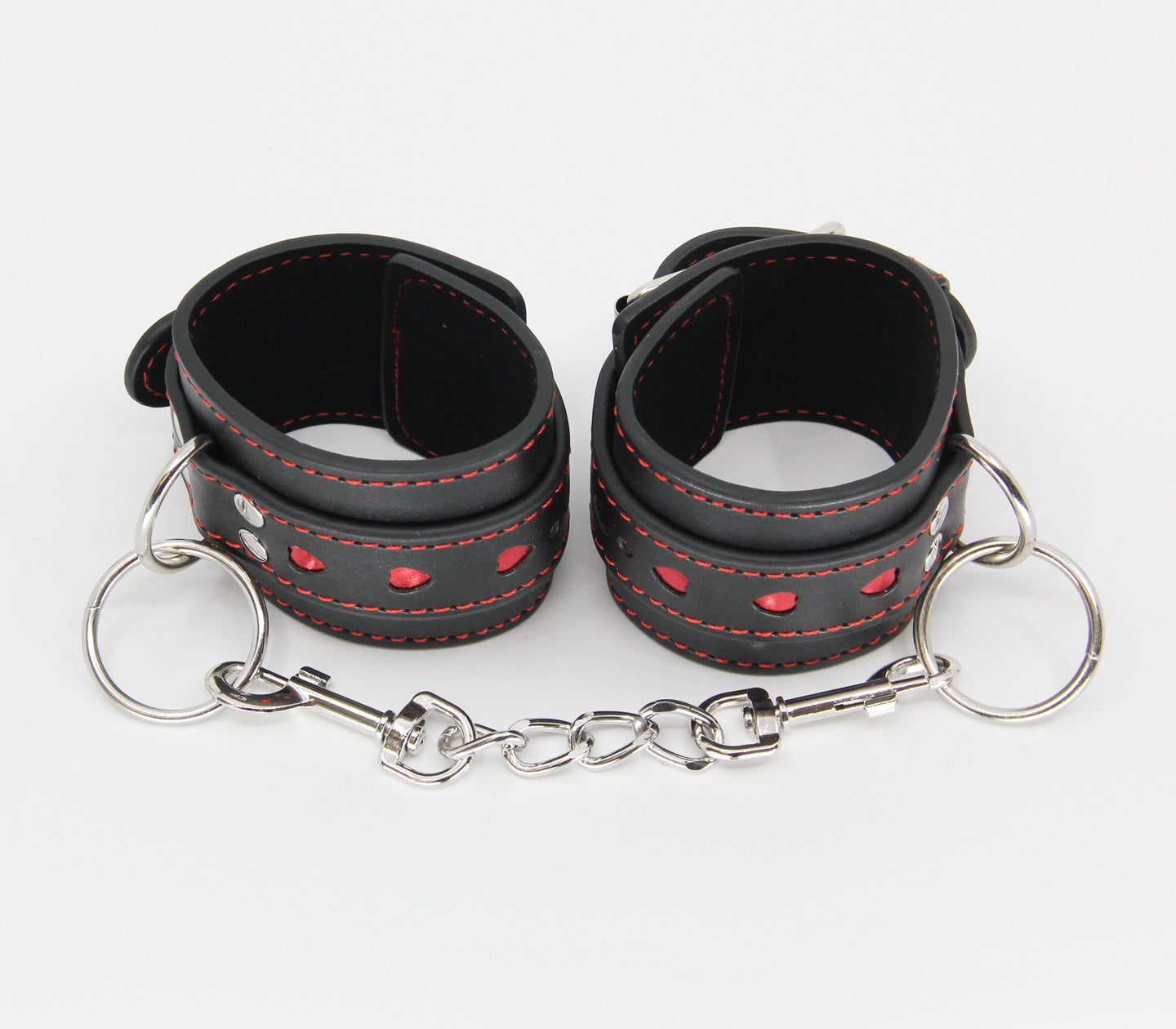 Berlin Baby Metallic Heart Bondage Wrist Cuffs Cuffs And Restraints