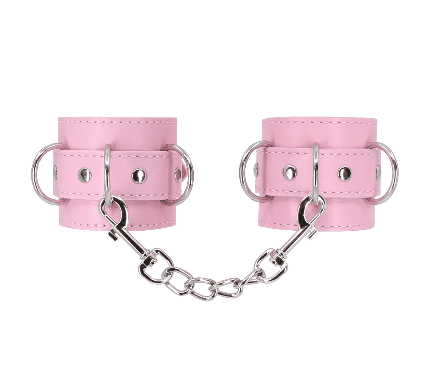 Berlin Baby Unlined Faux Leather Wrist Cuffs Pink Cuffs And Restraints
