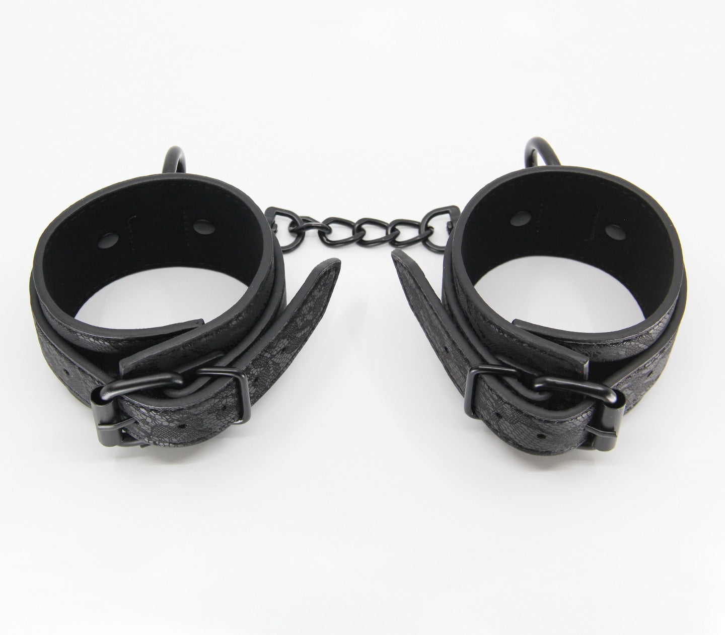 Berlin Baby Black Lace Printed Wrist Restraints Cuffs And Restraints