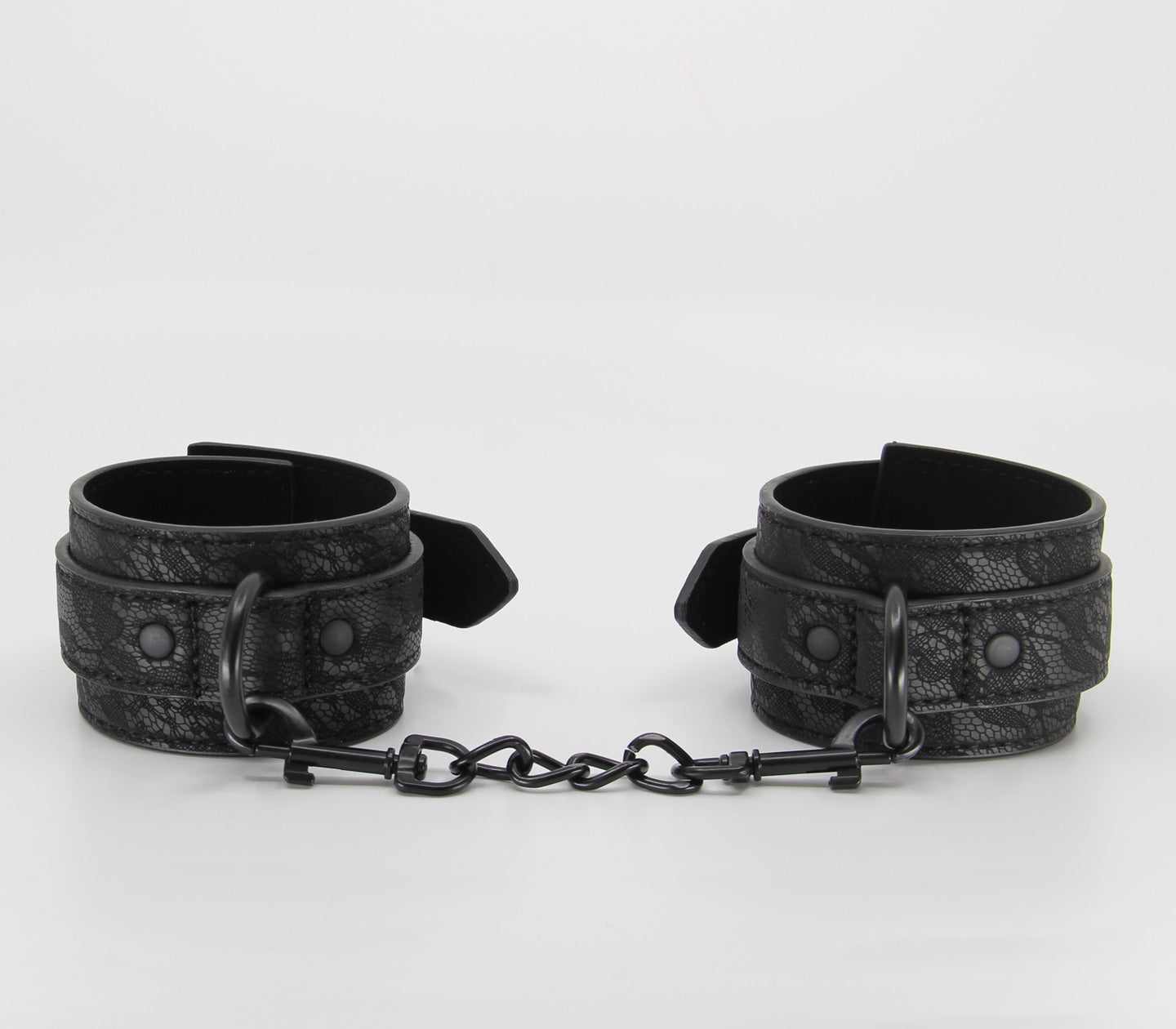 Berlin Baby Black Lace Printed Wrist Restraints Default Title Cuffs And Restraints
