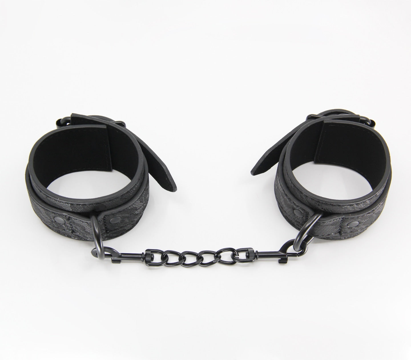 Berlin Baby Black Lace Printed Wrist Restraints Cuffs And Restraints