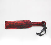Berlin Baby Lace Paddle Front With Ribbon Wrist Strap Red Paddles And Slappers