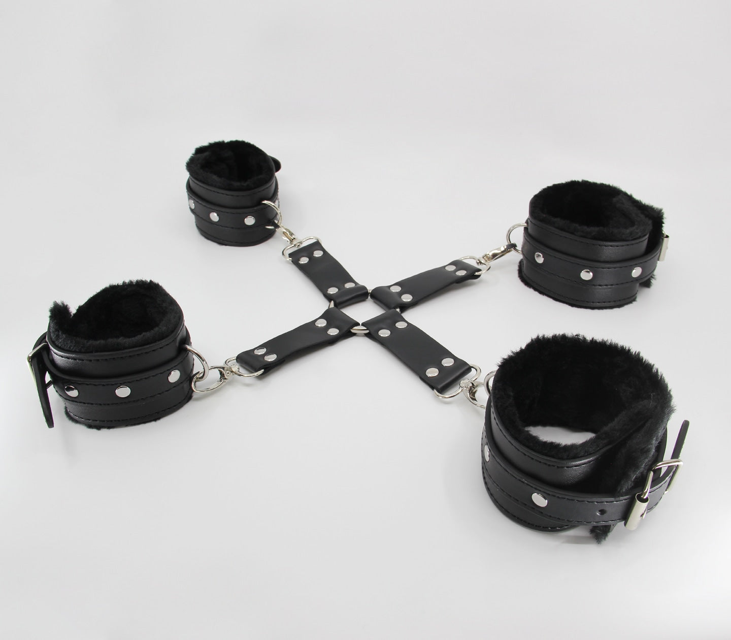 Berlin Baby Faux Fur Lined Hog Tie Shackle Default Title Cuffs And Restraints
