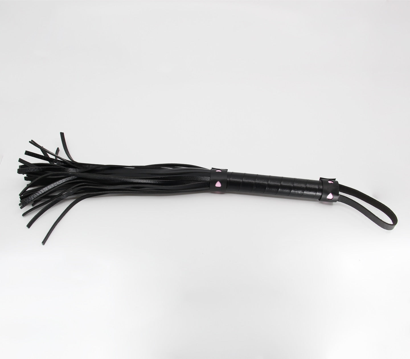 Berlin Baby Faux Leather Flogger With Heart Design Whips And Crops
