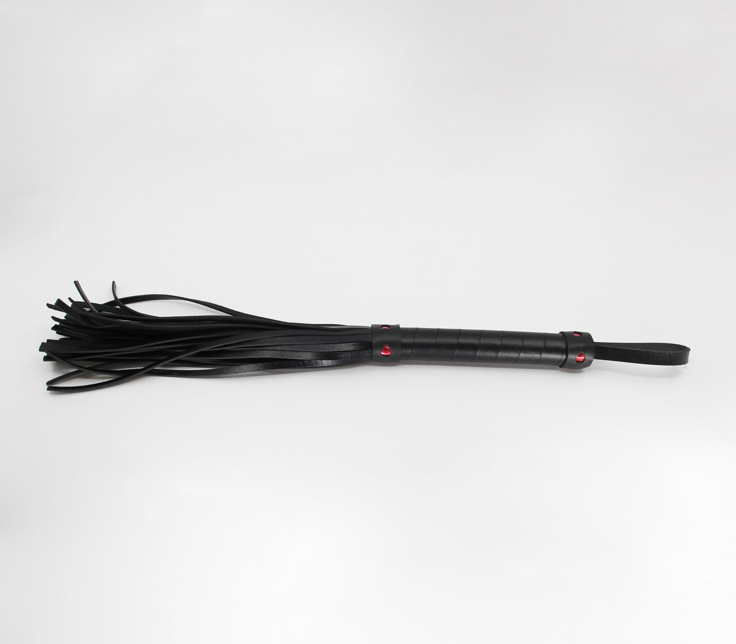 Berlin Baby Faux Leather Flogger With Heart Design Whips And Crops