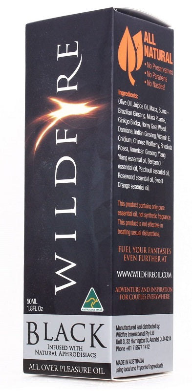 Wildfire Pleasure Oil Black Sex Pheromones and Perfumes