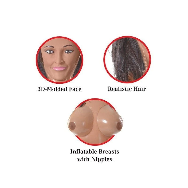 Pipedream Extreme Dollz Katie Cougar Inflatable Sex Doll Love Dolls