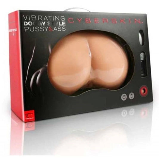 Cyberskin Doggy Style Vibrating Pussy and Ass - Realistic Butts And Vaginas