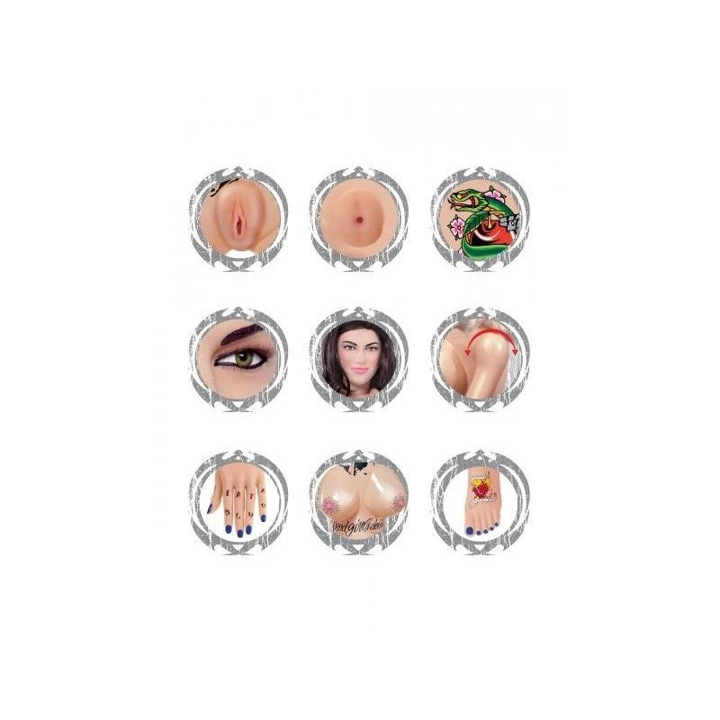 Pipedream Bonnie Rotten Inflatable Fantasy Fuck Doll Masturbators and Strokers