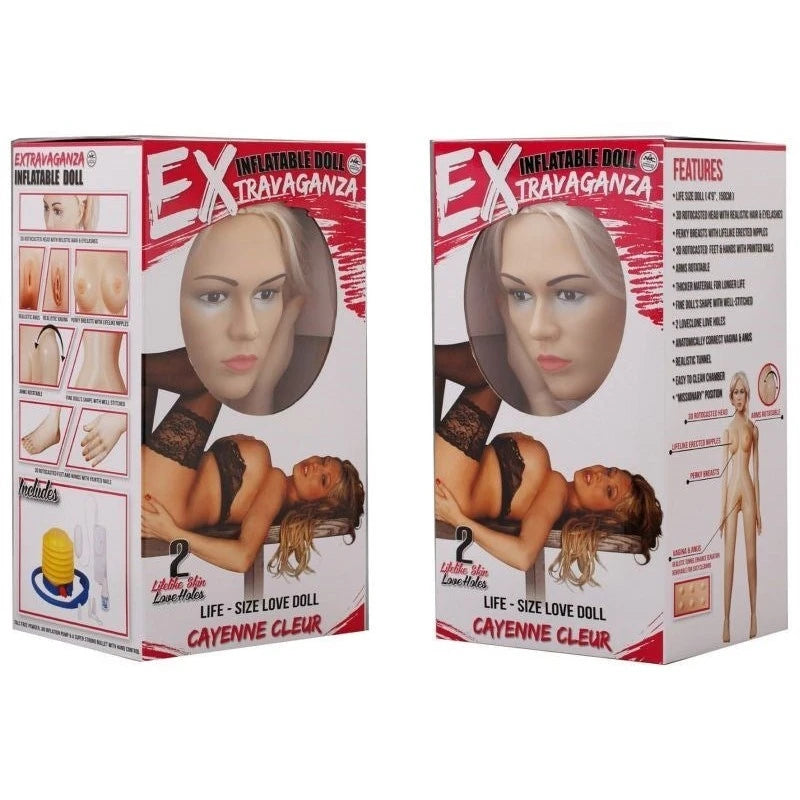 Extravaganza Cayenne Cleur Doll Masturbators and Strokers