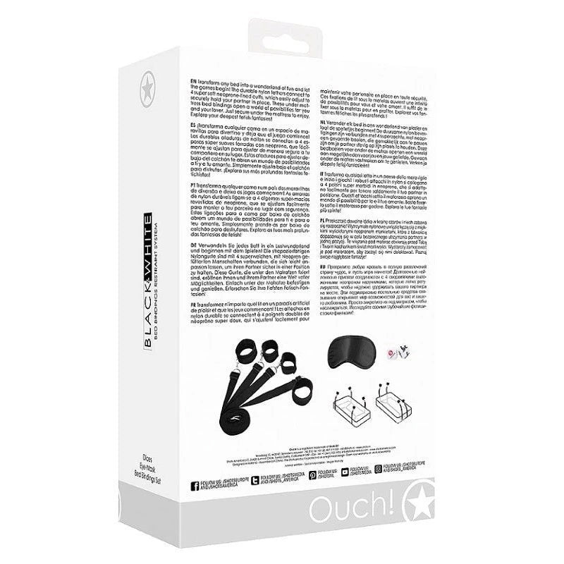 OUCH! Bed Bindings Restraint System Cuffs and Restraints