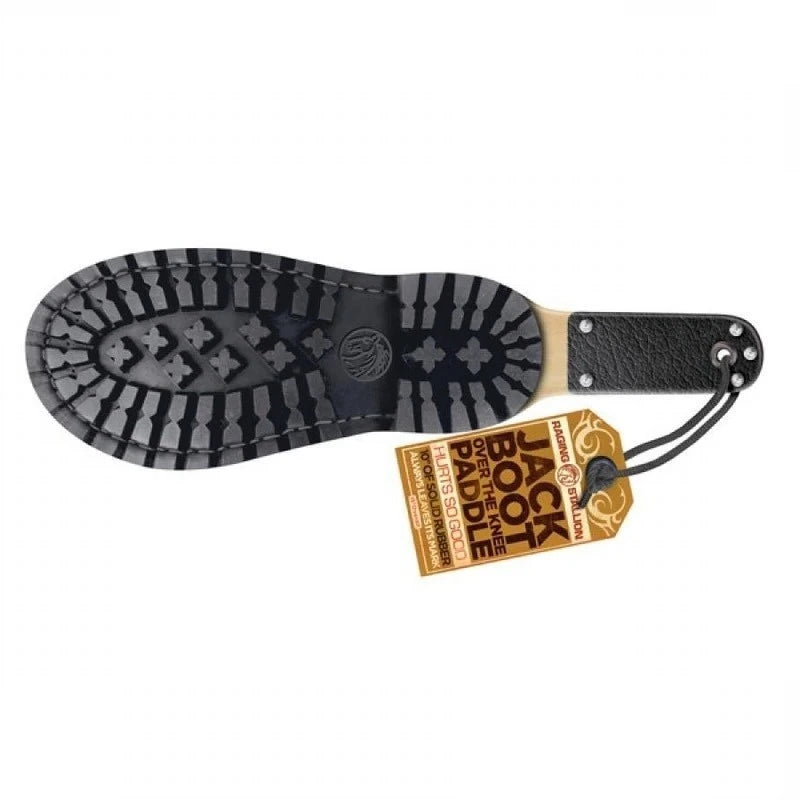 Jack Boot BDSM Play Paddle 12 Inch Large Paddles And Slappers