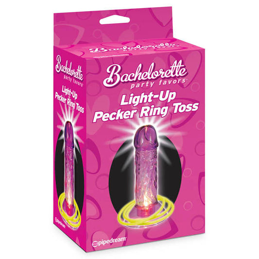 Bachelorette Party Favors Light Up Pecker Ring Toss Game - Bachelorette and Bucks