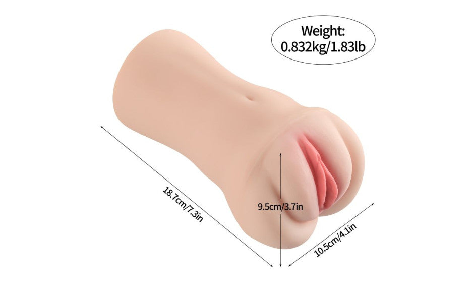 Xise Brenna Dual Density Vibrating Realistic Masturbator - Masturbators and Strokers