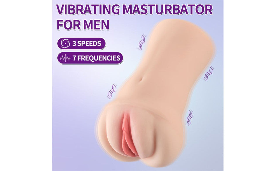 Xise Brenna Dual Density Vibrating Realistic Masturbator - Masturbators and Strokers