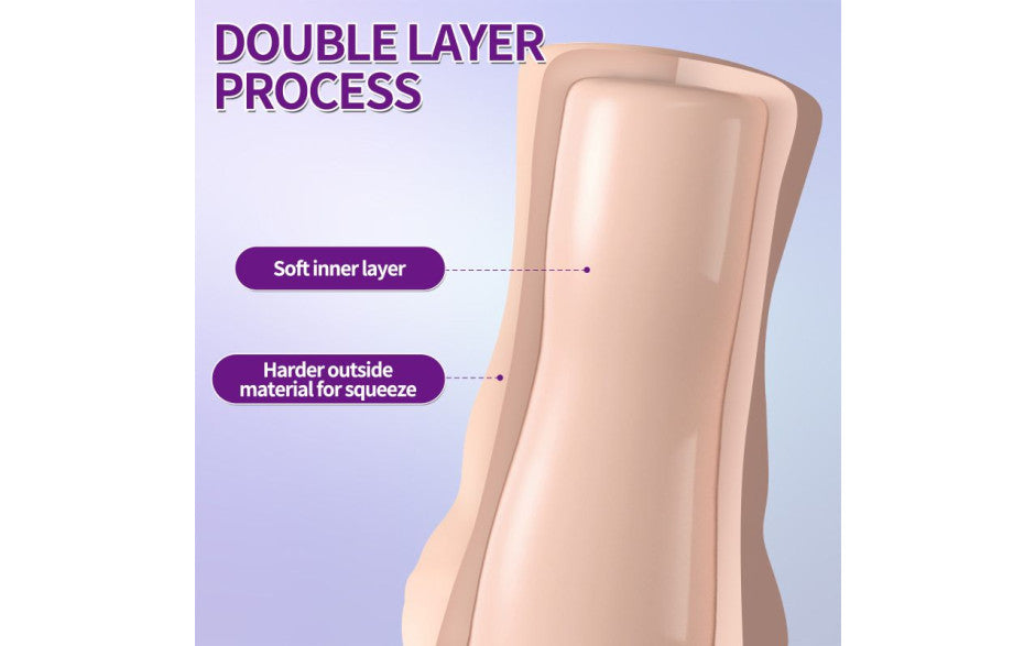 Xise Brenna Dual Density Vibrating Realistic Masturbator - Masturbators and Strokers