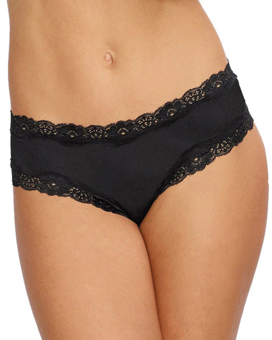 Dreamgirl Microfiber Cheecky Open Back Womens Panty Black - G-Strings, Panties and Shorts