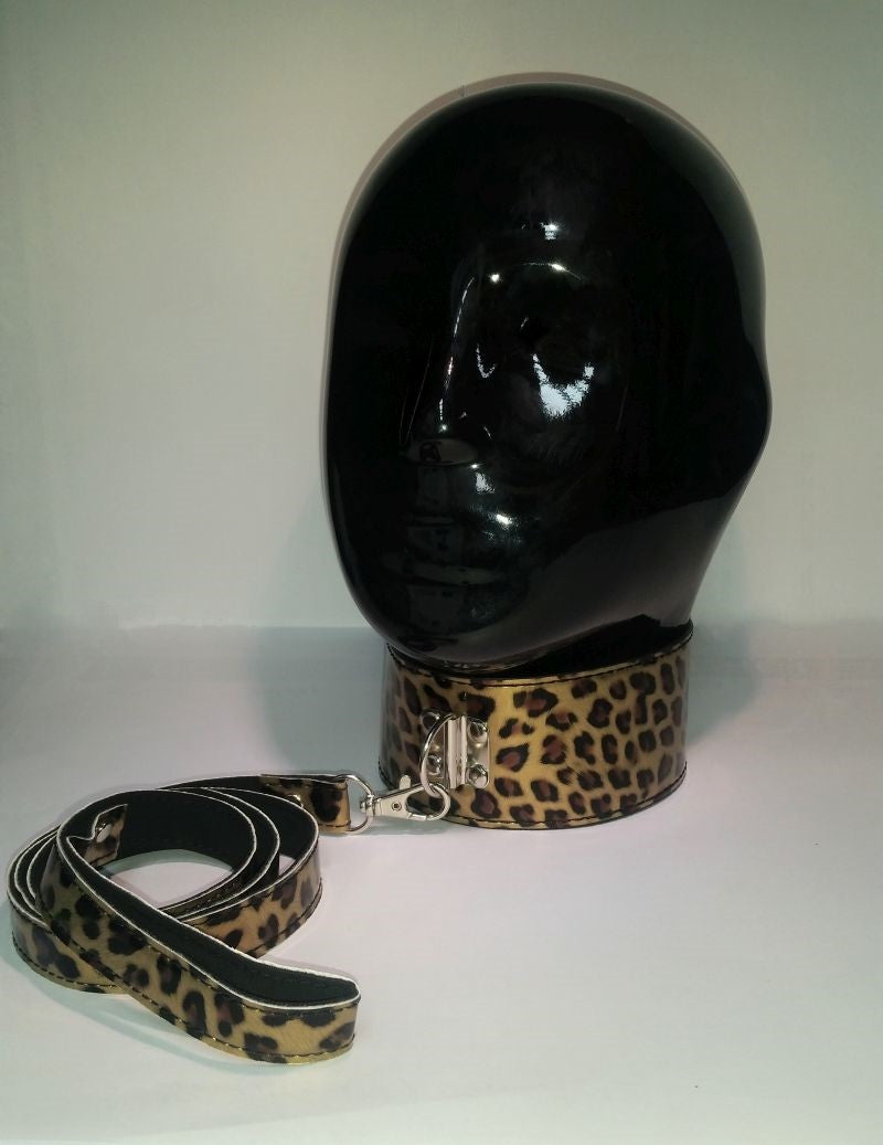 Wild Leopard Collar and Leash Collars and Leads