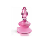 Pipedream Icicles No 90 Suction Cup Base Glass Anal Plug Glass Sex Toys