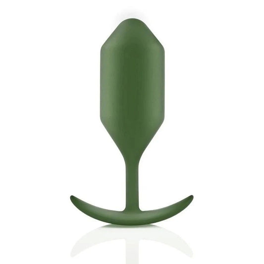 Weighted Silicone Delight - B-Vibe Snug Plug 4 - Butt Plugs