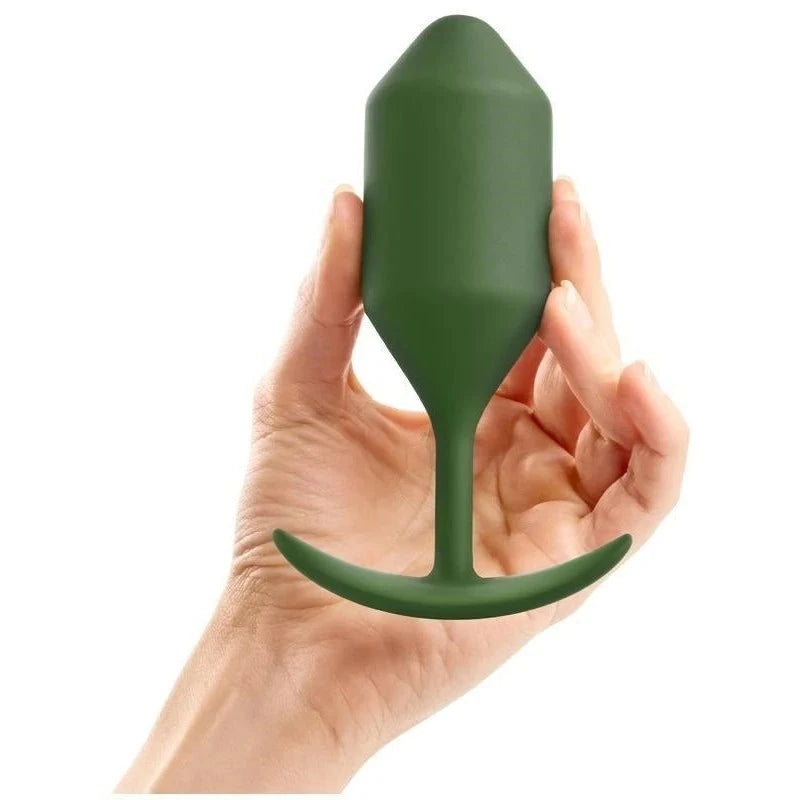 Weighted Silicone Delight - B-Vibe Snug Plug 4 Butt Plugs