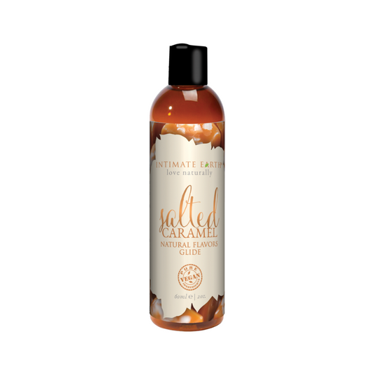 Intimate Earth Salted Caramel Natural Flavors Glide 60ml - Water Based Lubes