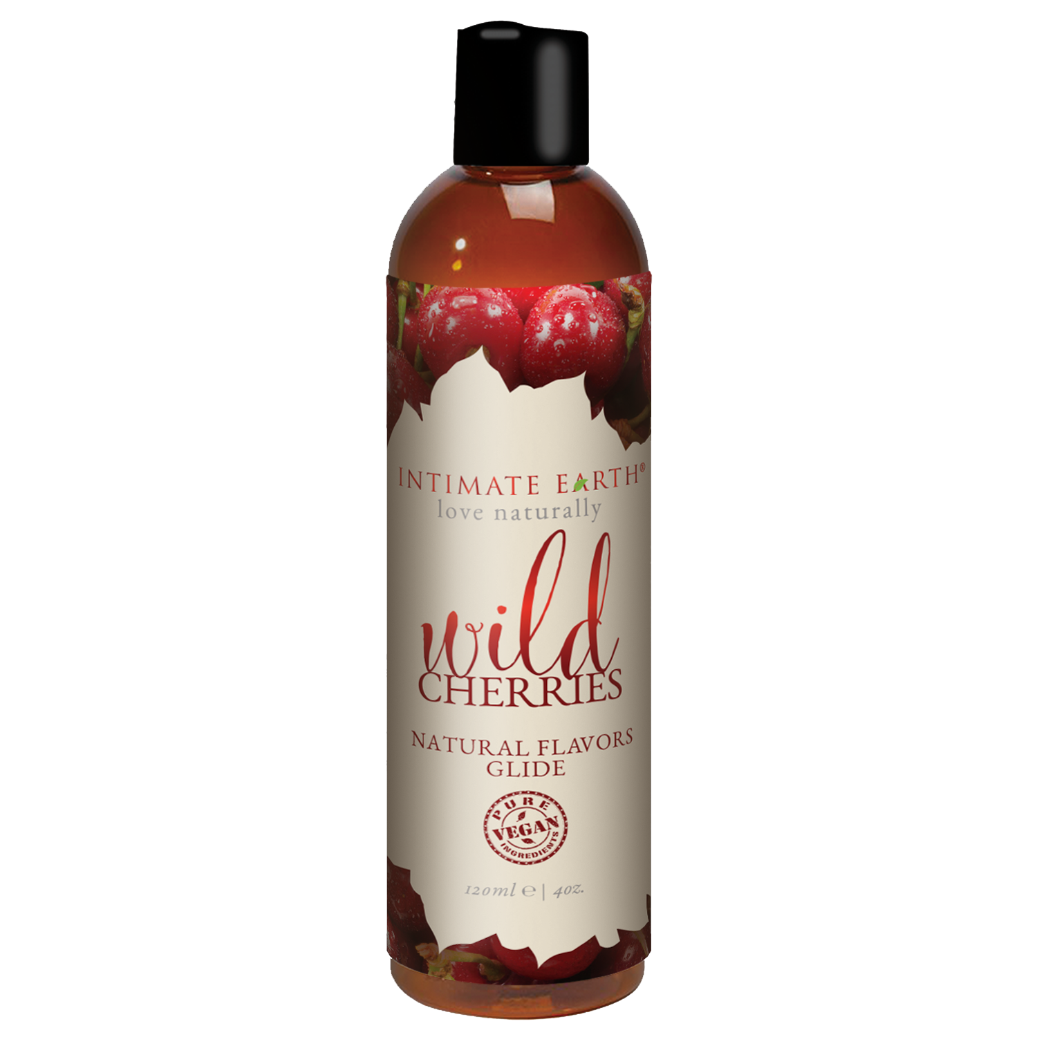 Intimate Earth Wild Cherries Natural Flavors Glide 120ml Massage Oils and Lubricants