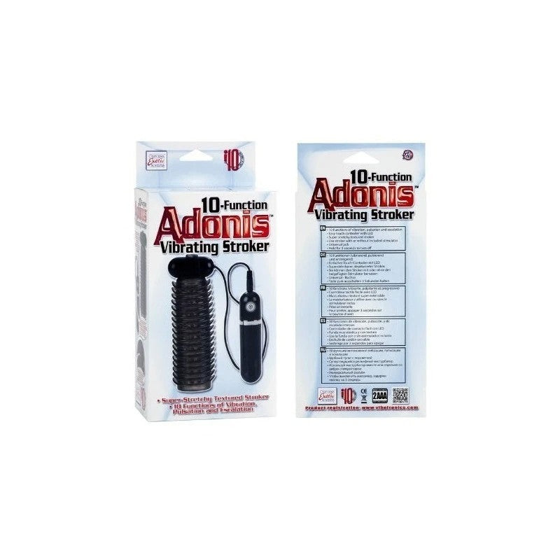 CalExotics 10 Functions Adonis Vibrating Male Stroker Masturbators and Strokers