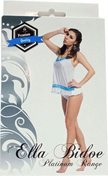 Leg Avenue Chanel Sexy Womens Babydoll Dress and Panties OS BabyDolls And Chemises