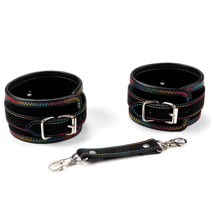 Color Thread Wrist and Ankle Cuffs Cuffs and Restraints
