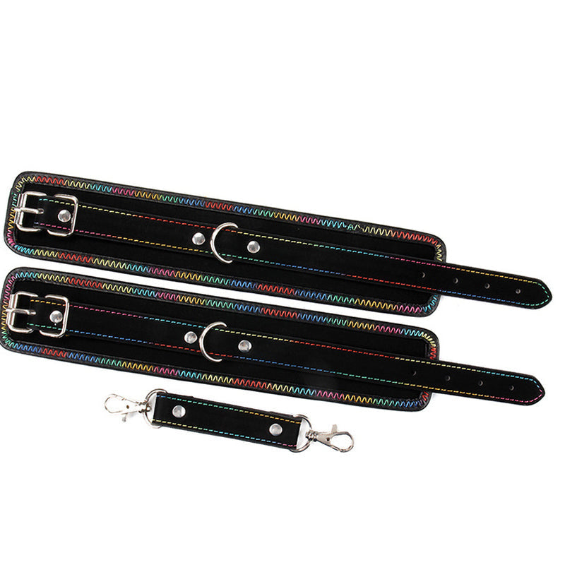 Color Thread Wrist and Ankle Cuffs Cuffs and Restraints