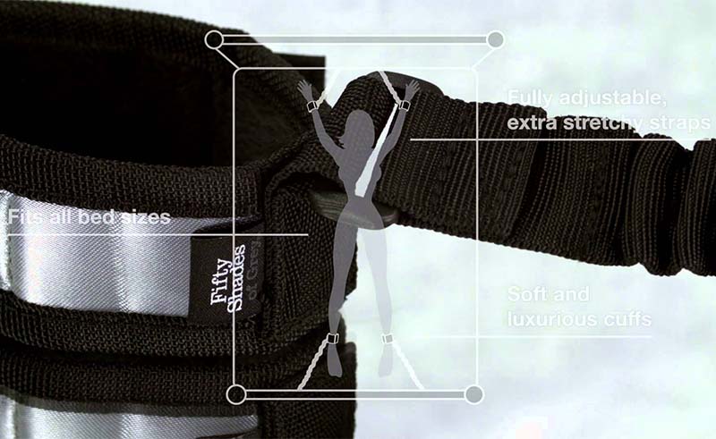 Completely His Bed Spreader with Elasticated Straps Sex Furniture