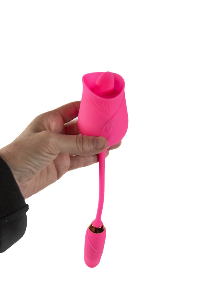 Cousins Group Pink Pussycat Licking Rose Clitoral Vibe Clit Ticklers and Pulsators