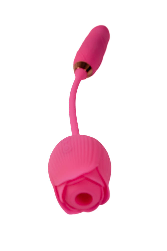 Cousins Group Pink Pussycat Thrusting Rose Vibrator Clit Ticklers and Pulsators