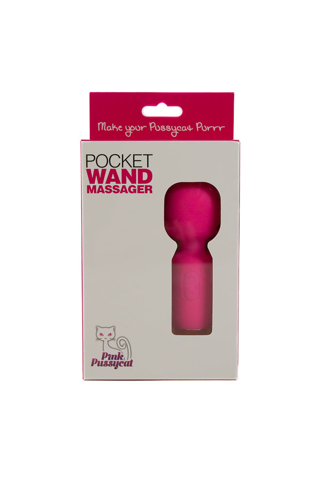 Cousins Group Pink Pussycat Pocket Body Wand Massager Body Wands