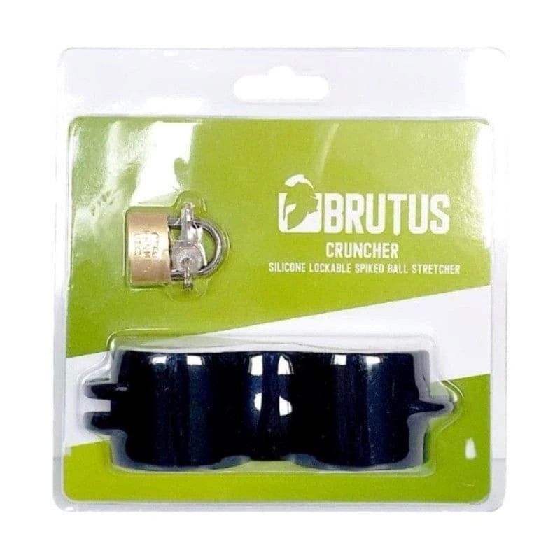 Brutus Cruncher Lockable Spiked Ball Stretcher Ball and Cock Toys
