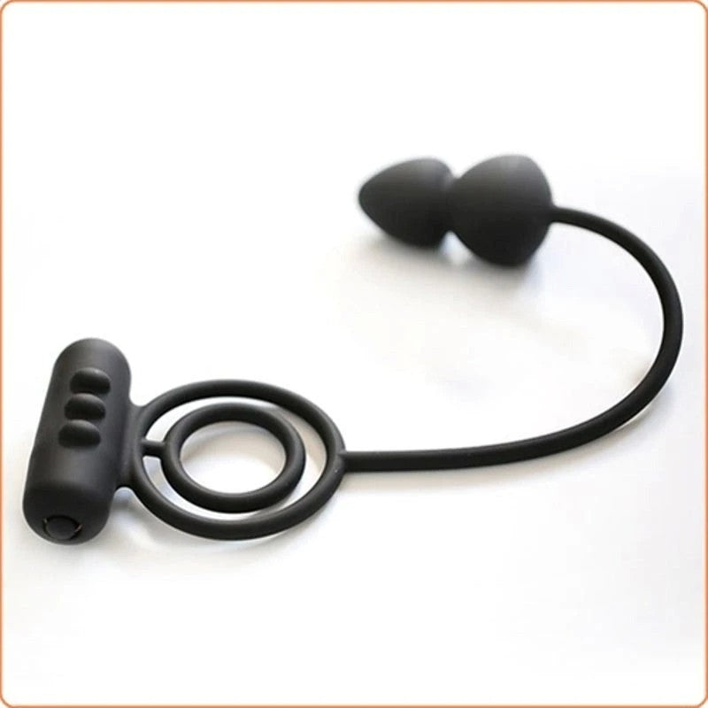 BDStyle Dual Delight - Vibrating Cock Ring and Anal Beads Anal Beads and Balls