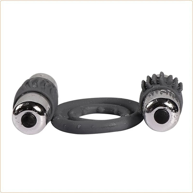 Double Bullet Cock Ring Ball and Cock Toys