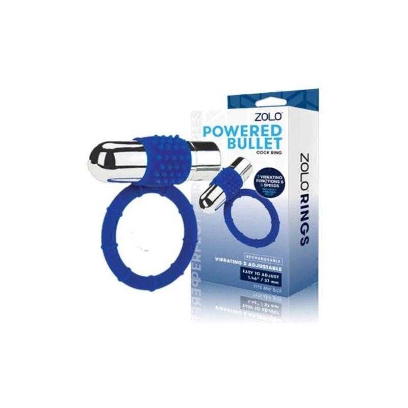 Powered Bullet Cock Ring Ball and Cock Toys