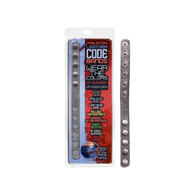 Falcon Leather Code Band Cock Ring Cock Rings