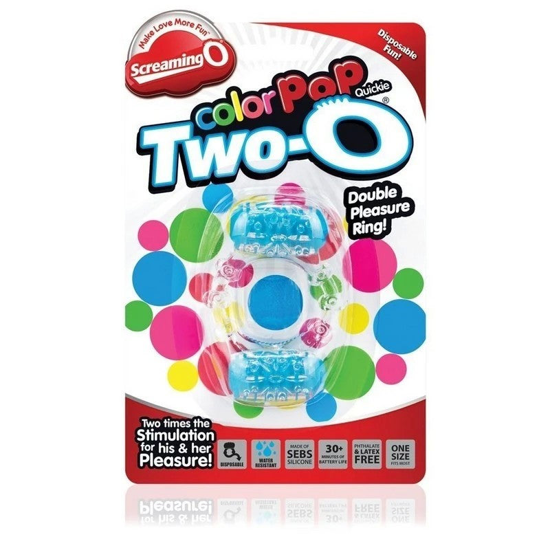ScreamingO ColorPop Quickie Two-O Cock Rings